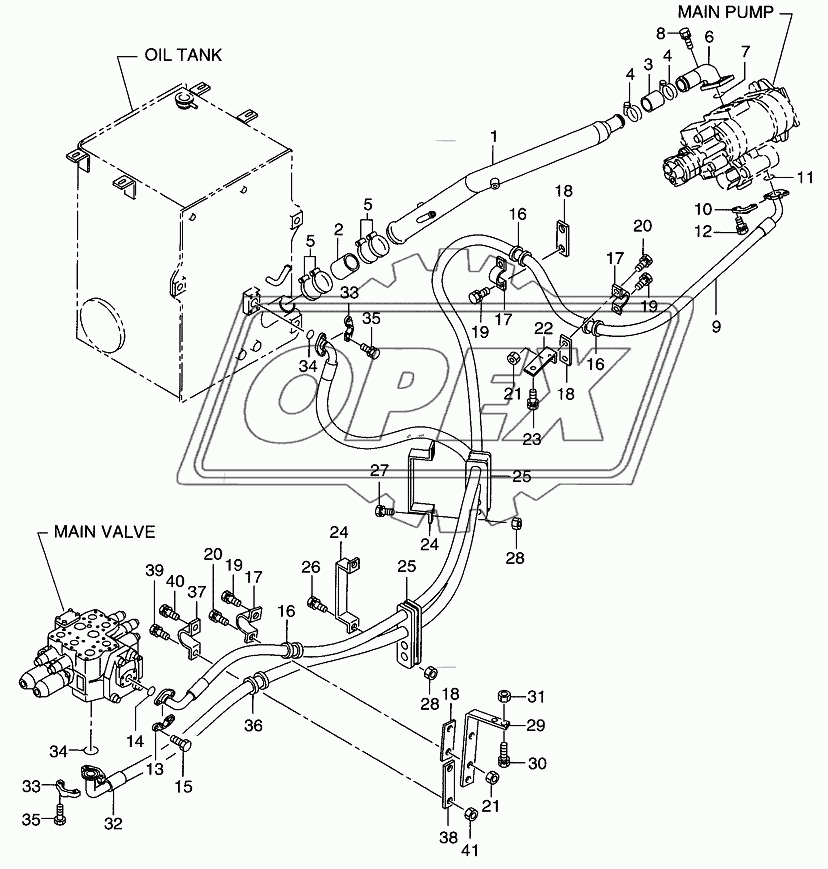 HYDRAULIC SYSTEM (SUCTION)