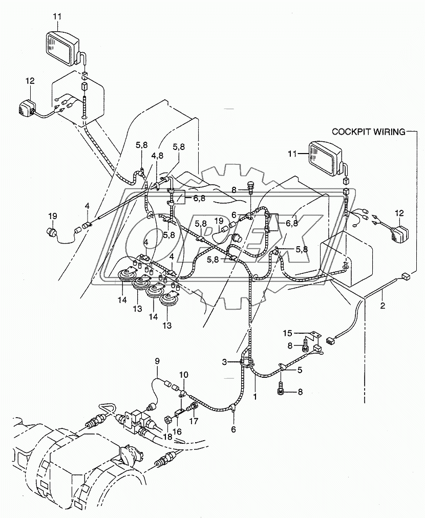 FRONT FRAME WIRING