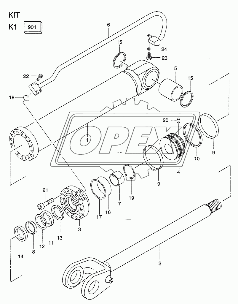 BOOM CYLINDER (LX230-7)