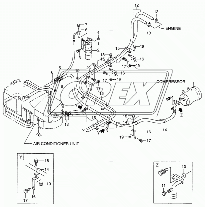 AIR CONDITIONER PIPING (1/2)