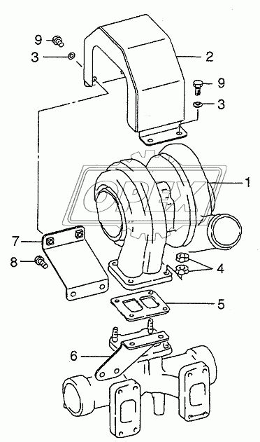 TURBOCHARGER (FITTING PARTS)
