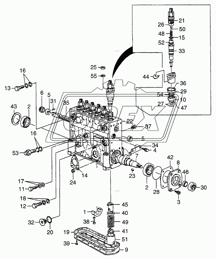 INJECTION PUMP (INNER PARTS) (-305085)