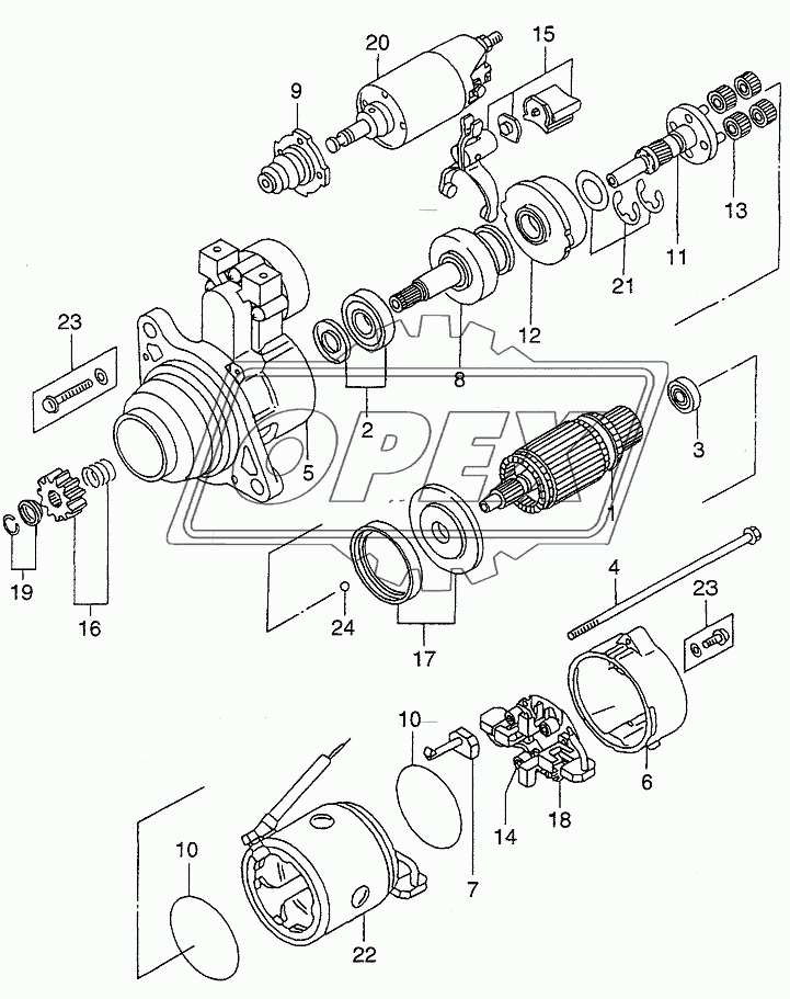 STARTER (INNER PARTS)