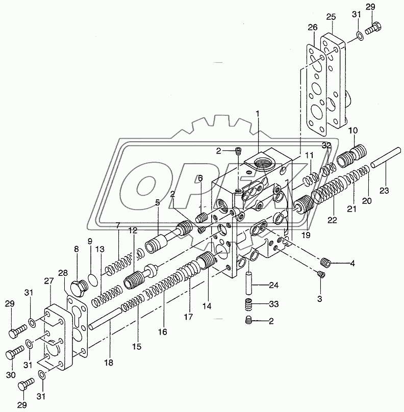 TRANSMISSION CONTROL VALVE (1/2)