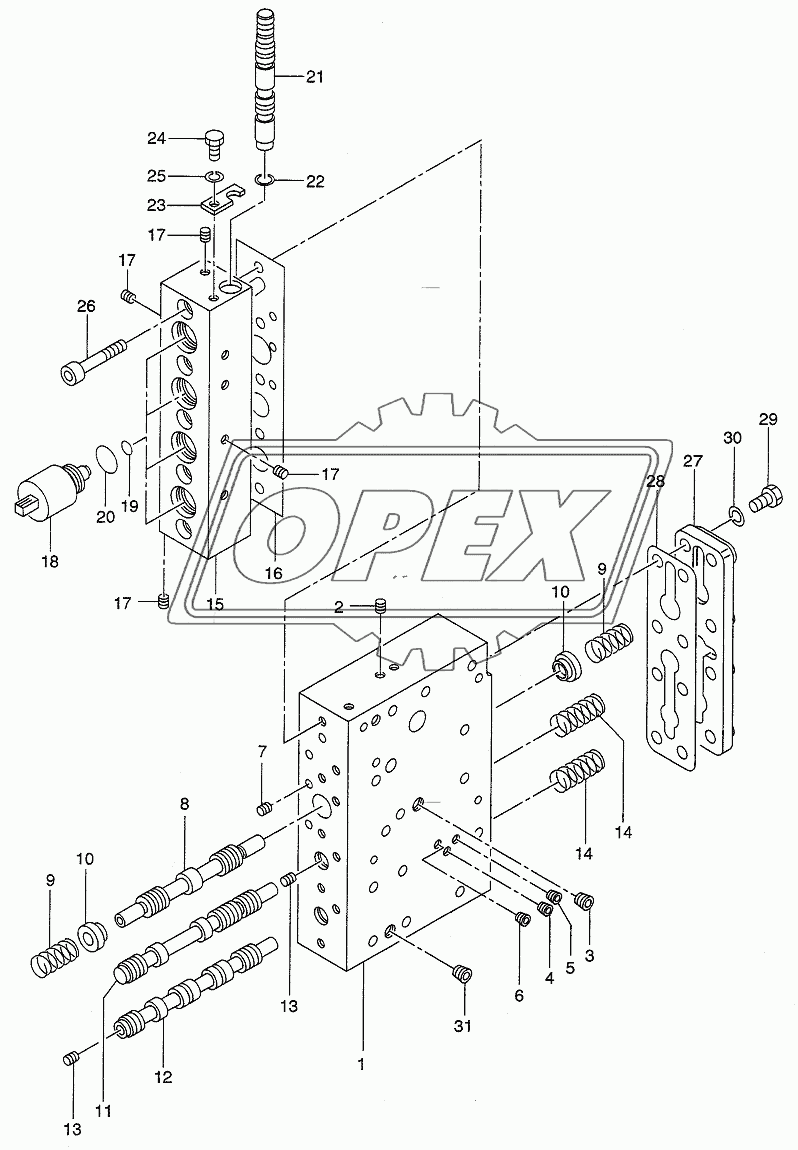 TRANSMISSION CONTROL VALVE (2/2)