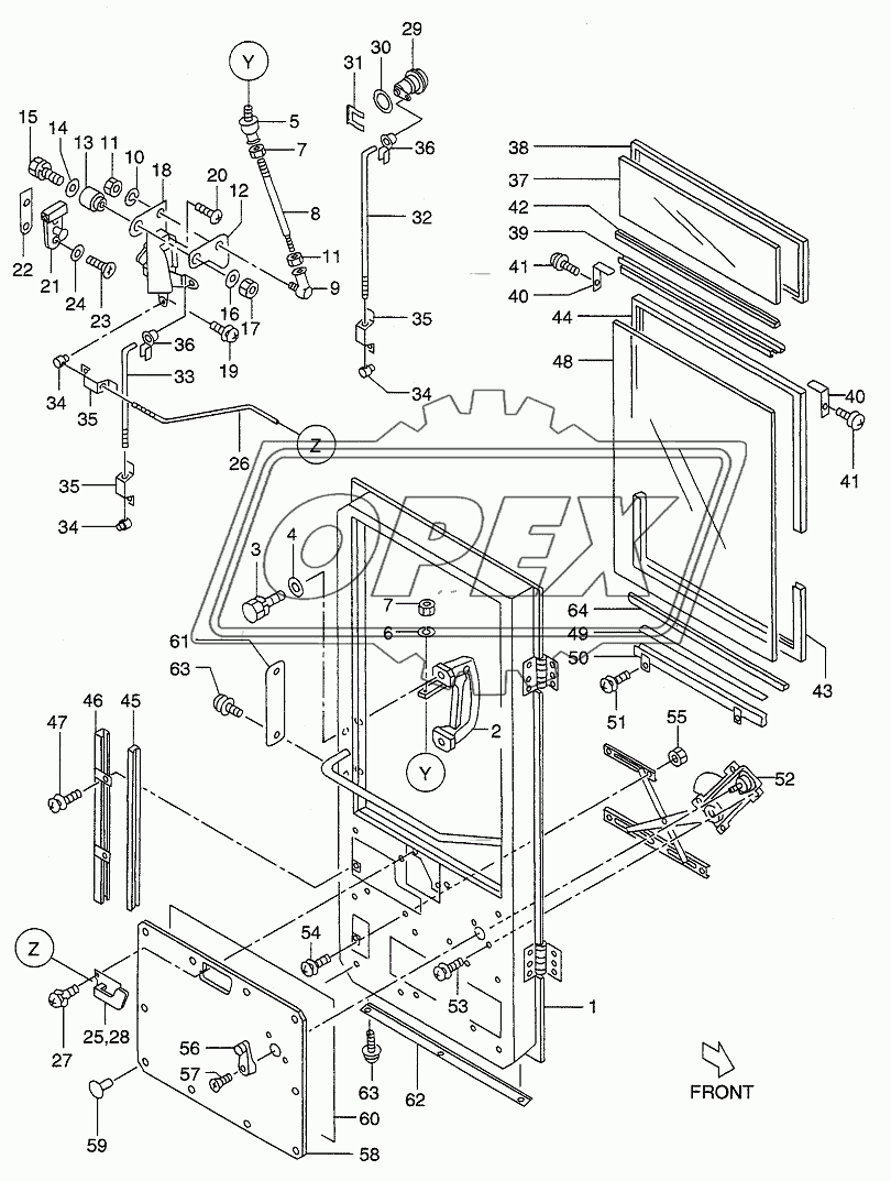 CAB (DOOR) (LH)