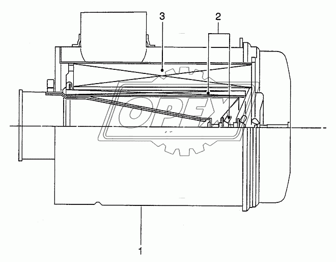 AIR CLEANER (LX190-7)