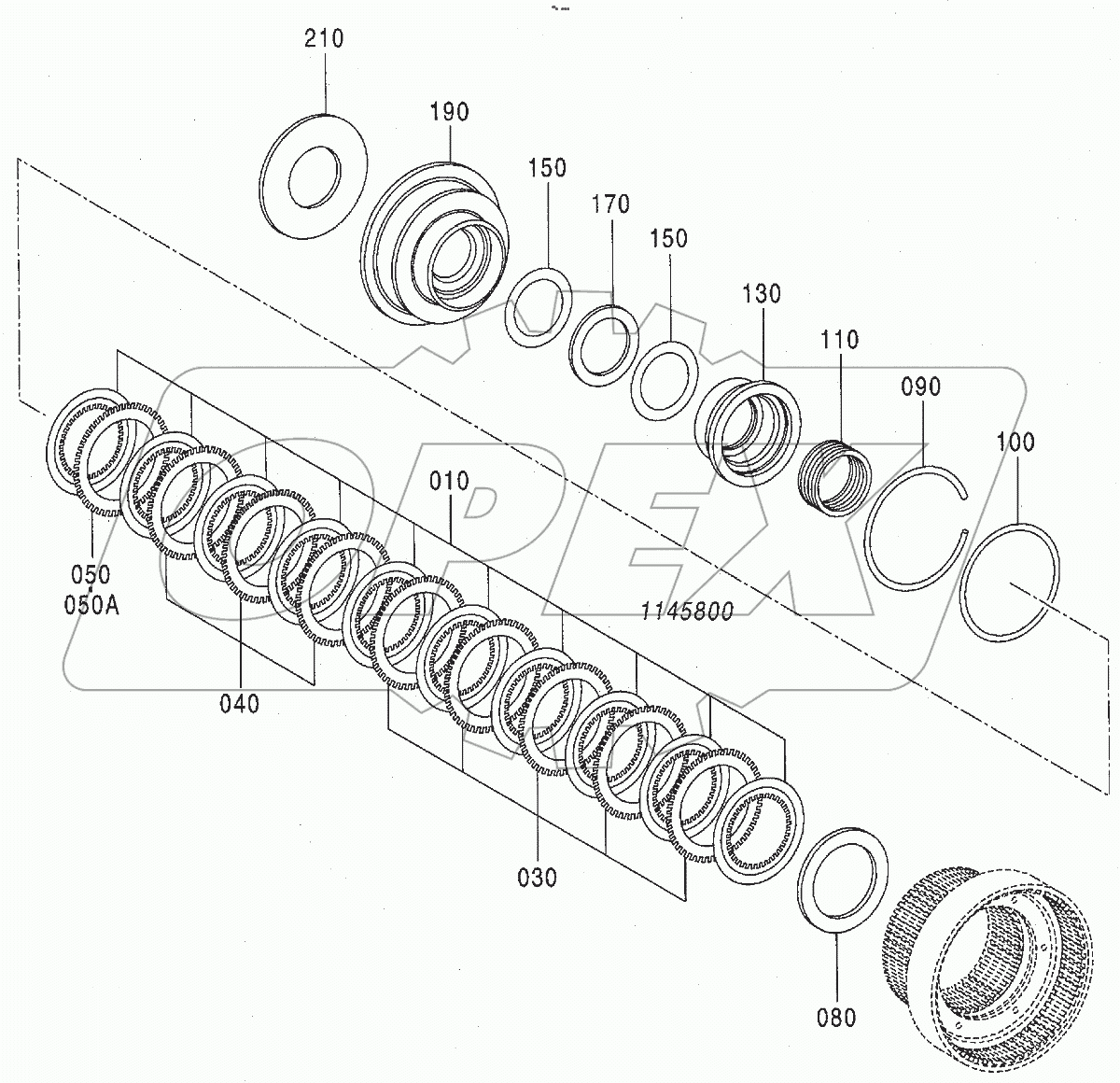  AXLE, REAR (4/12) (WIDE)