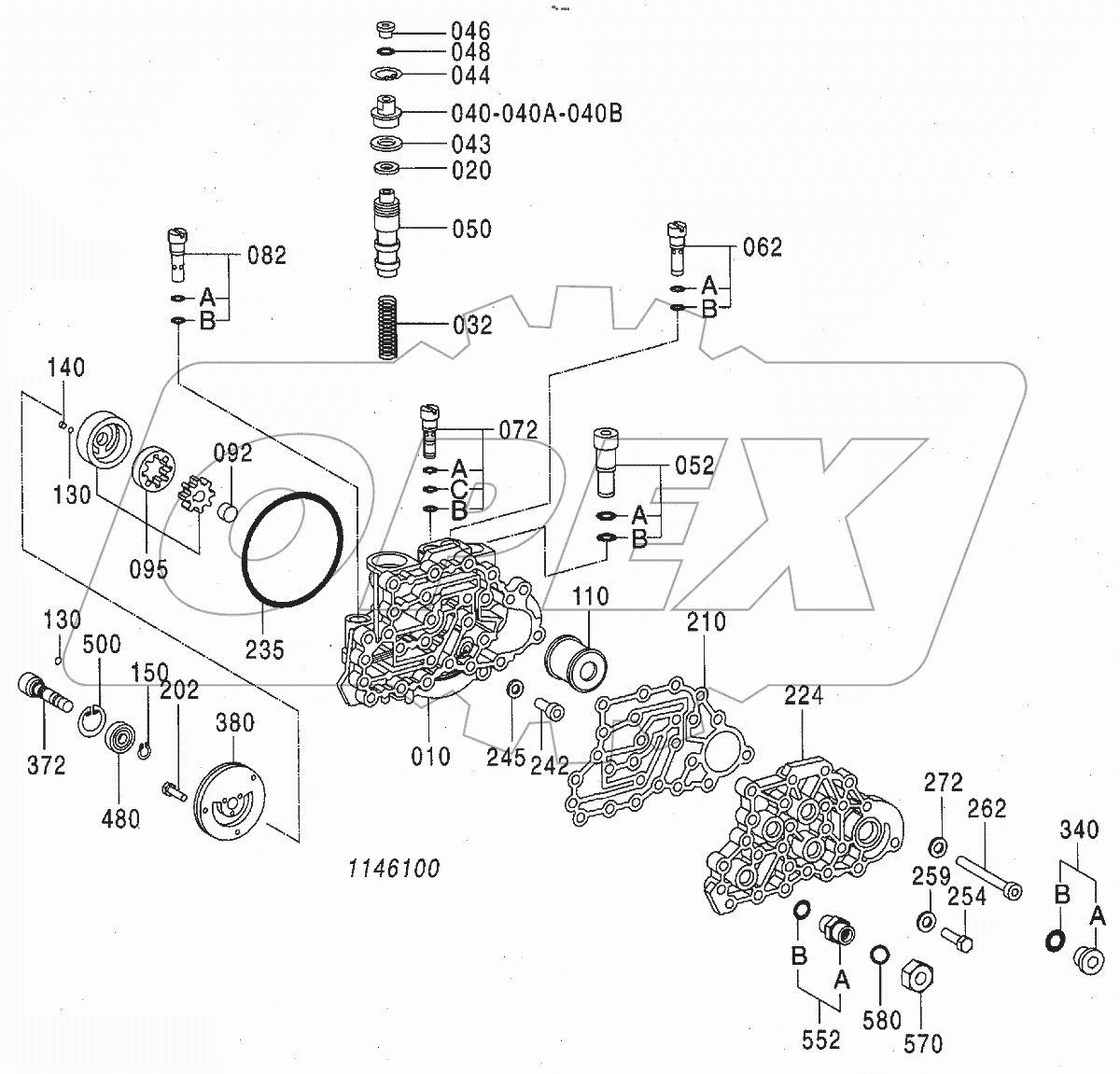  AXLE, REAR (7/12) (WIDE)