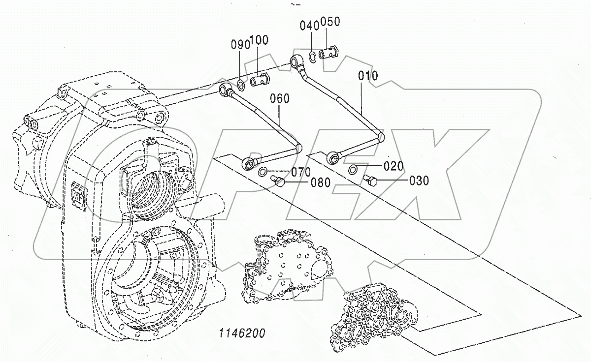  AXLE, REAR (8/12) (WIDE)