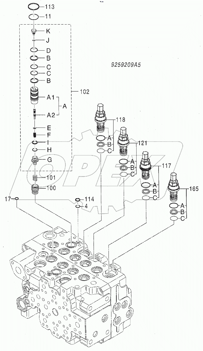  VALVE, CONTROL (5/8)