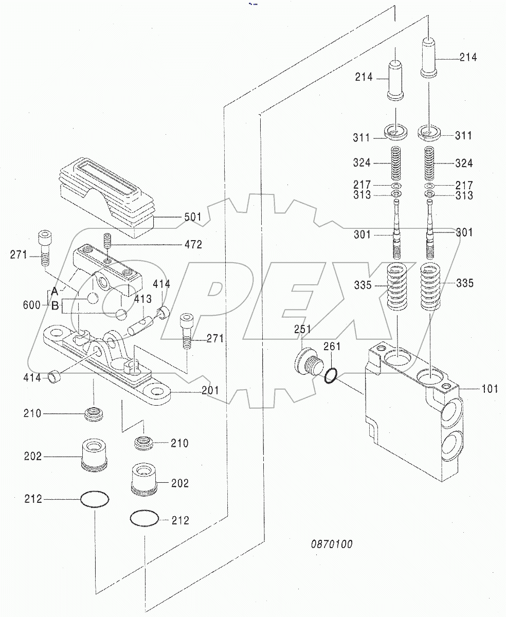  VALVE, PILOT (TRAVEL)