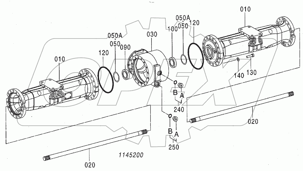  AXLE, REAR (10/12)