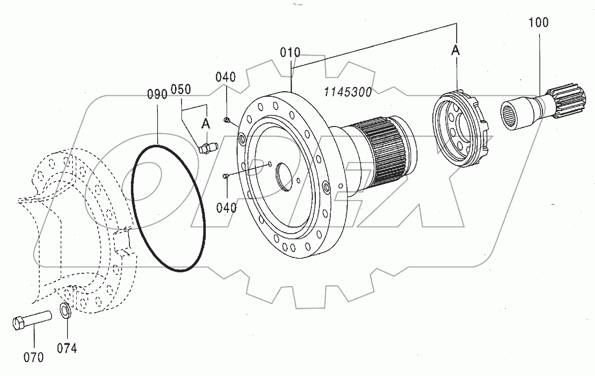  AXLE, REAR (11/12)