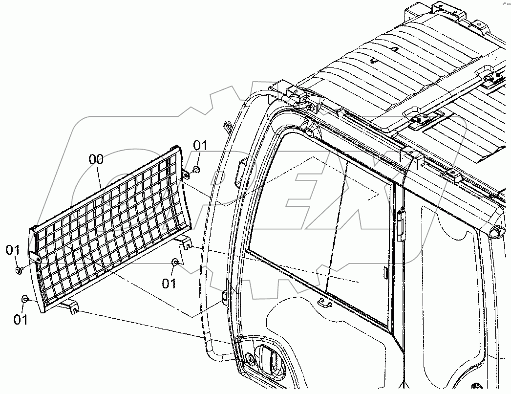 CAB GUARD (UNDER FRONT)
