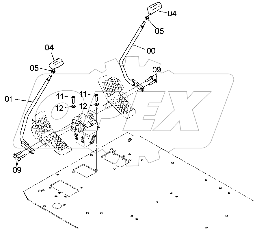 CONTROL LEVER (TRAVEL)