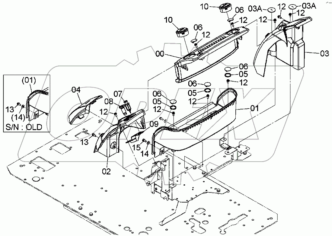  REAR BOX (12V POWER SUPPLY)