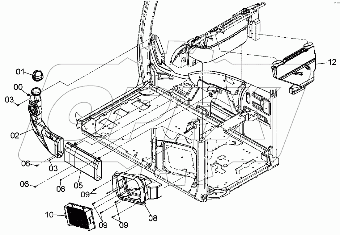  DUCT (WITHOUT AIR CONDITIONER)