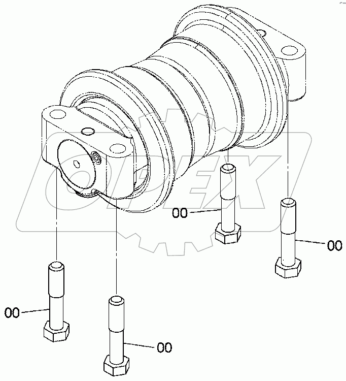  LOWER ROLLER SUPPORT