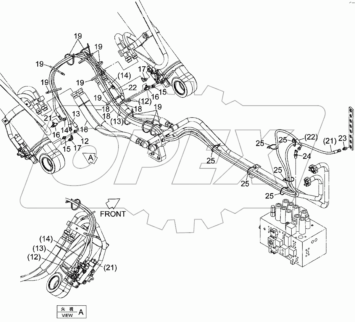  HOSE RUPTURE VALVE PIPING (BOOM)