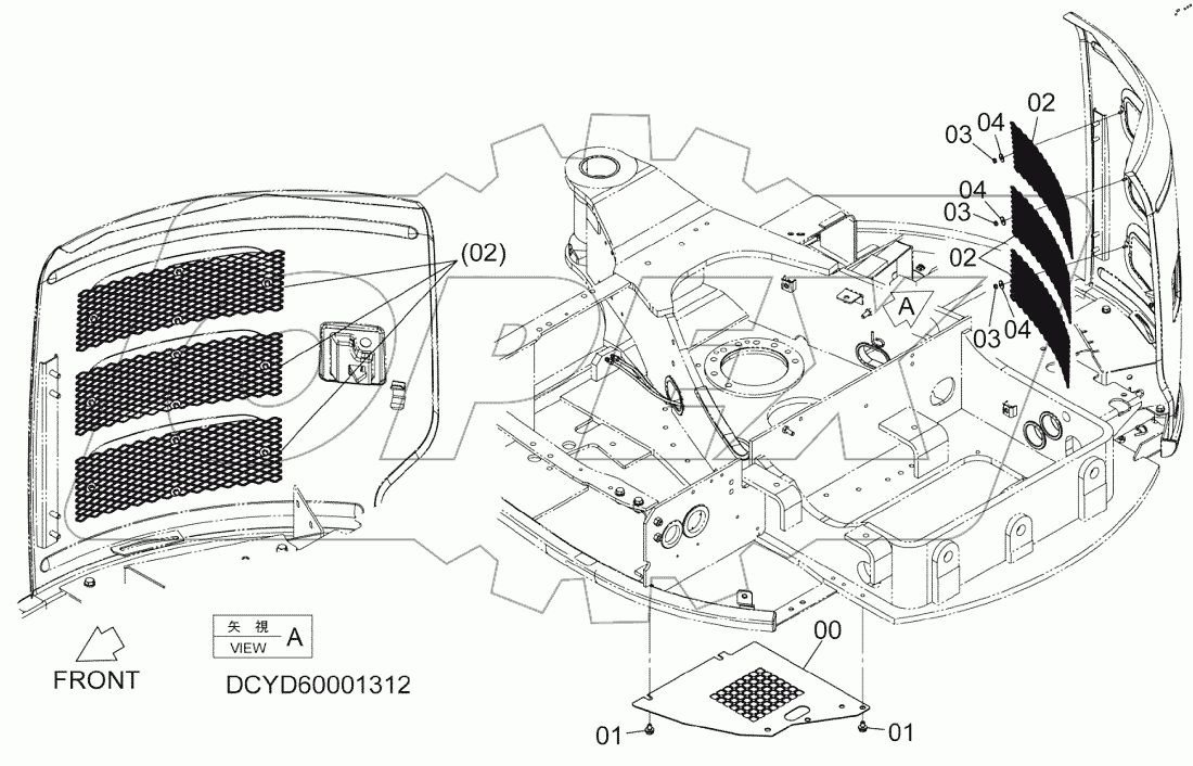  COVER (6), S/N: 030002-