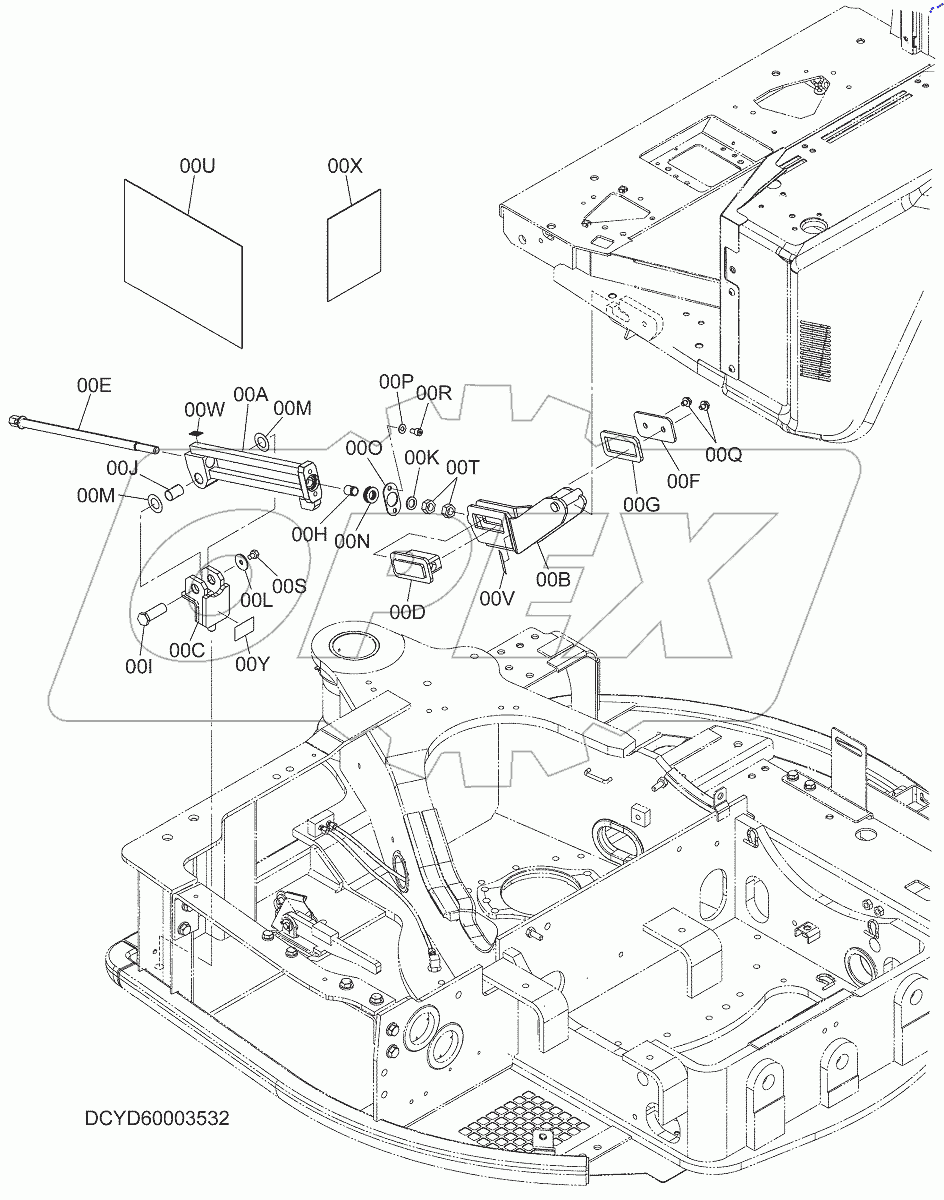  TILT DEVICE, S/N: 030002-