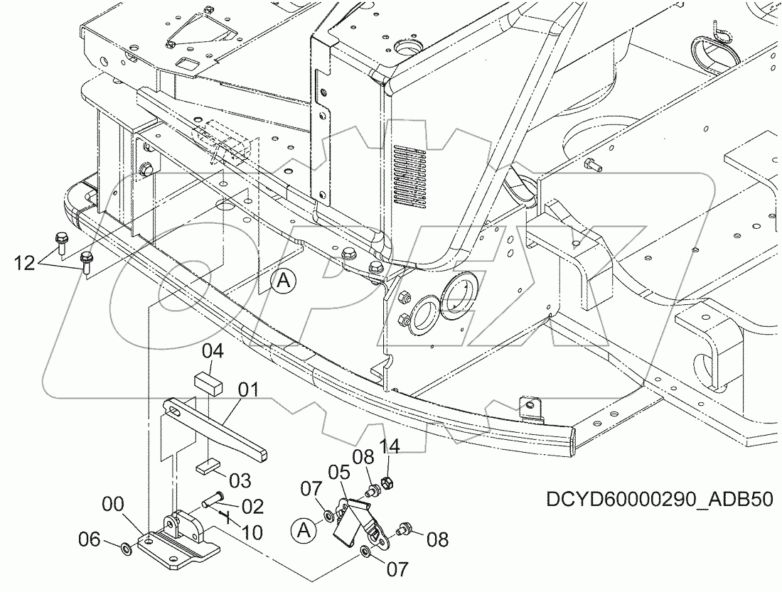 TILT STOPPER, S/N: 030002-