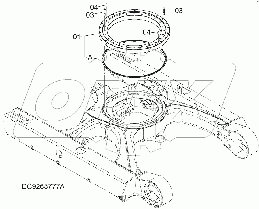  SWING BEARING, S/N: 030002-