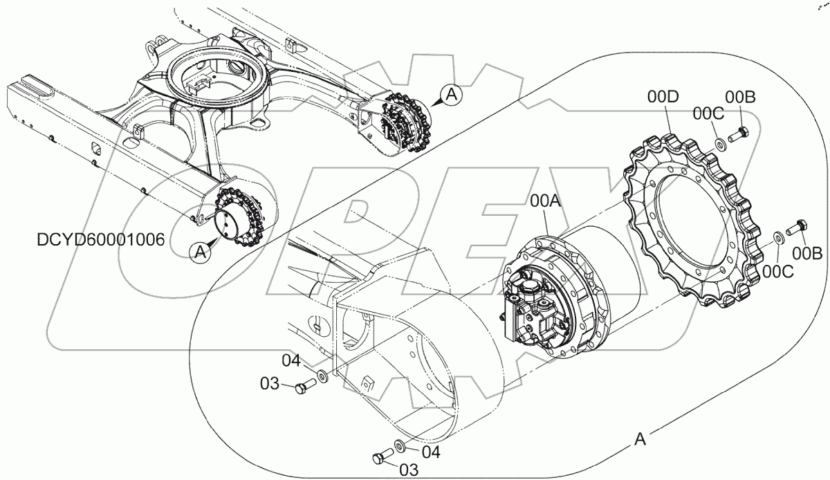  TRAVEL DEVICE, S/N: 030002-031602