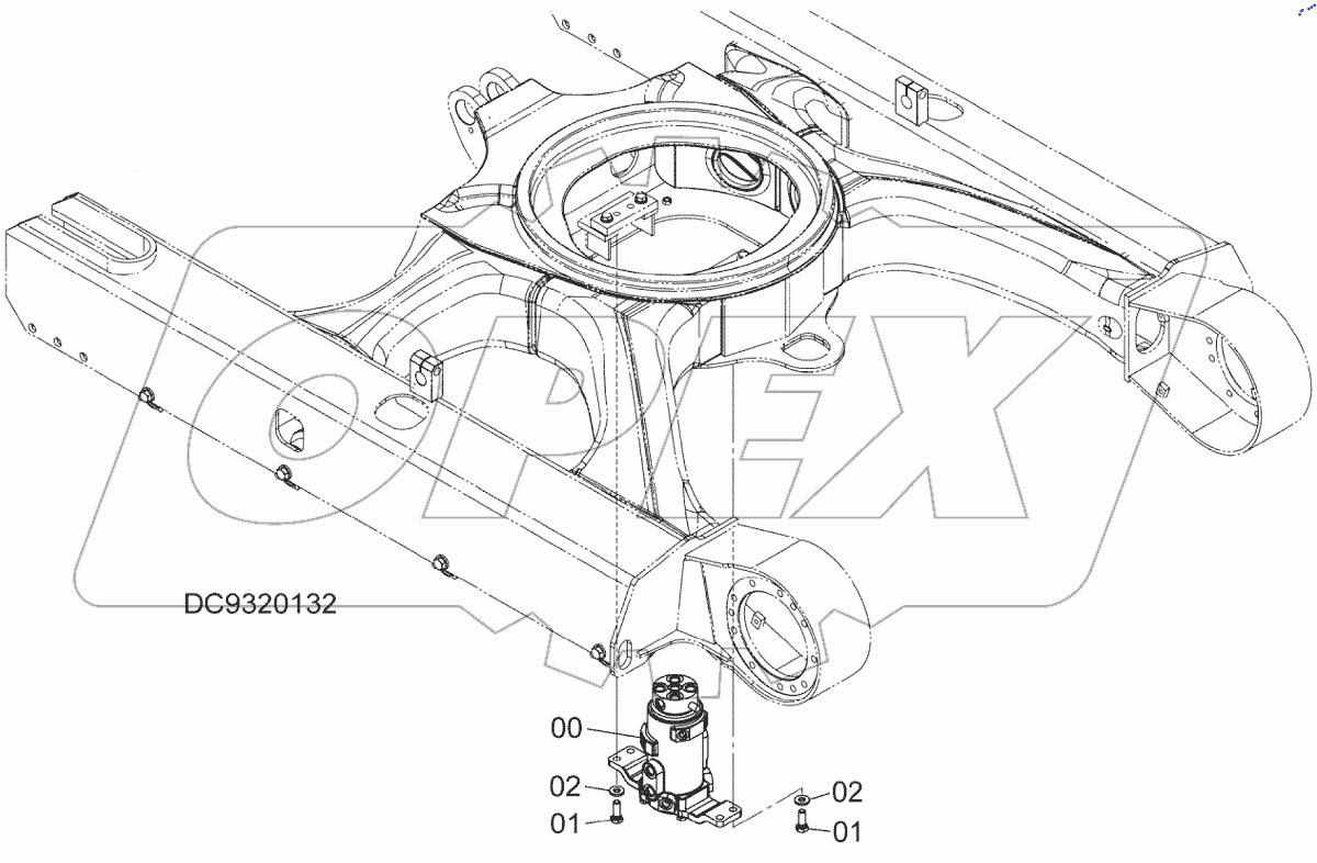  CENTER JOINT, S/N: 030002-