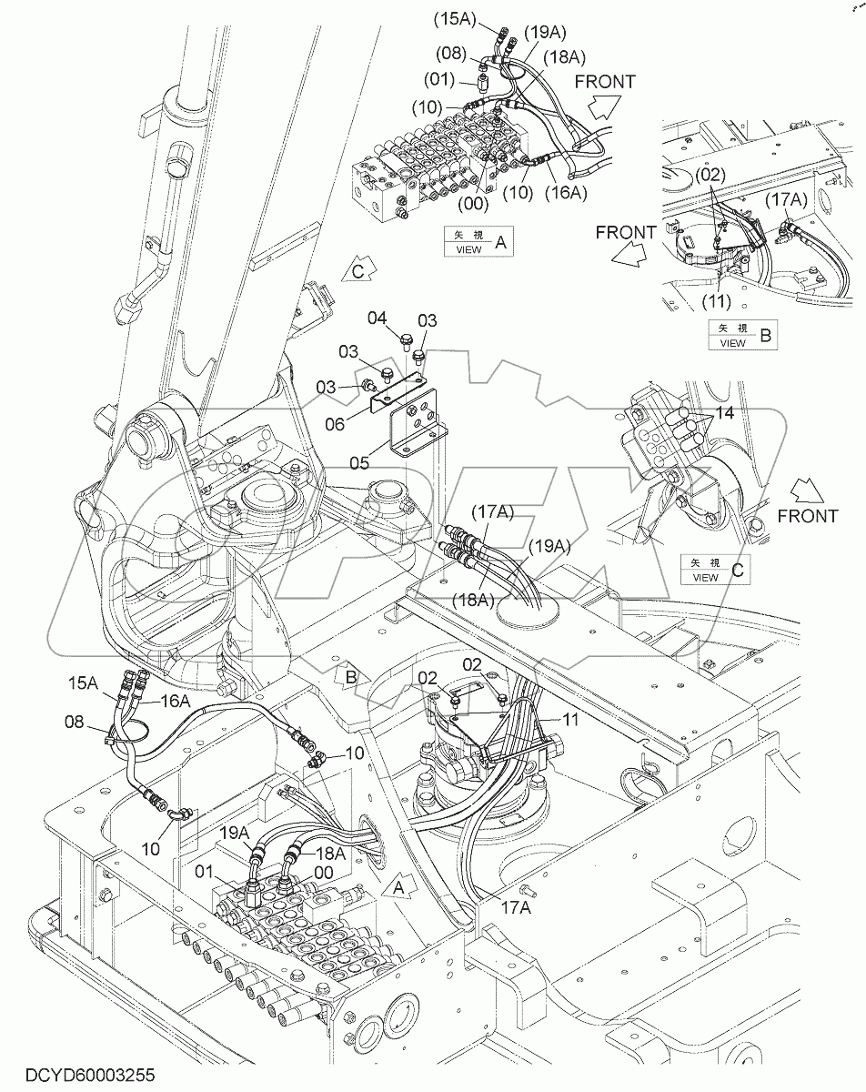  ASSIST PIPING, S/N: 030002-