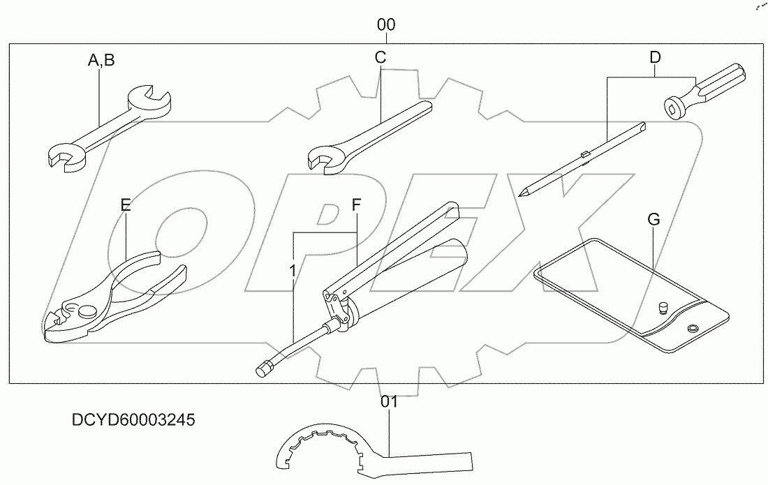  TOOLS (TURKEY), S/N: 030002-