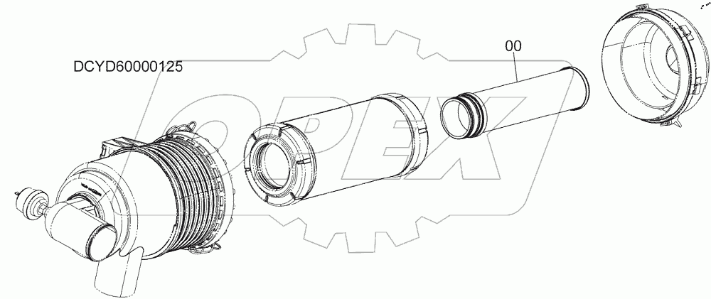  ELEMENT (INNER), S/N: 030002-