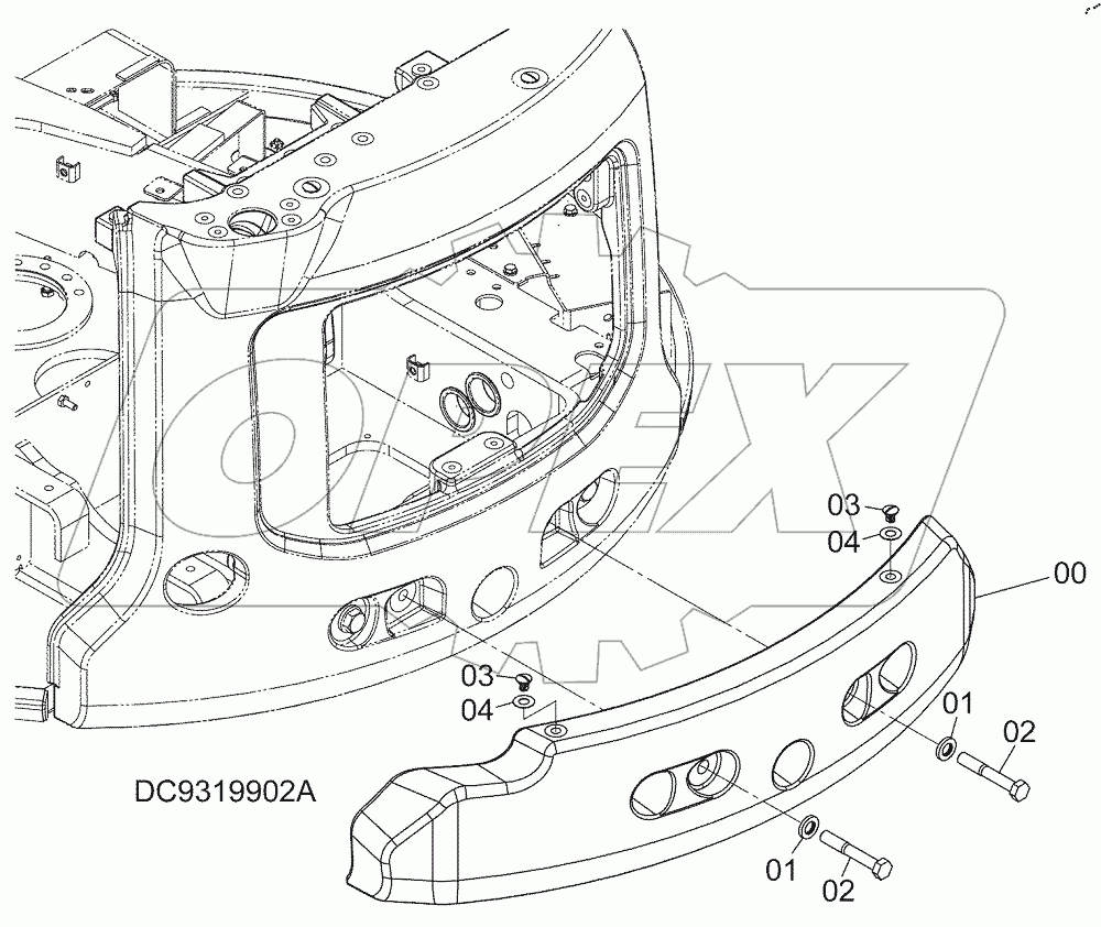  ADDTIONAL COUNTERWEIGHT, S/N: 030002-