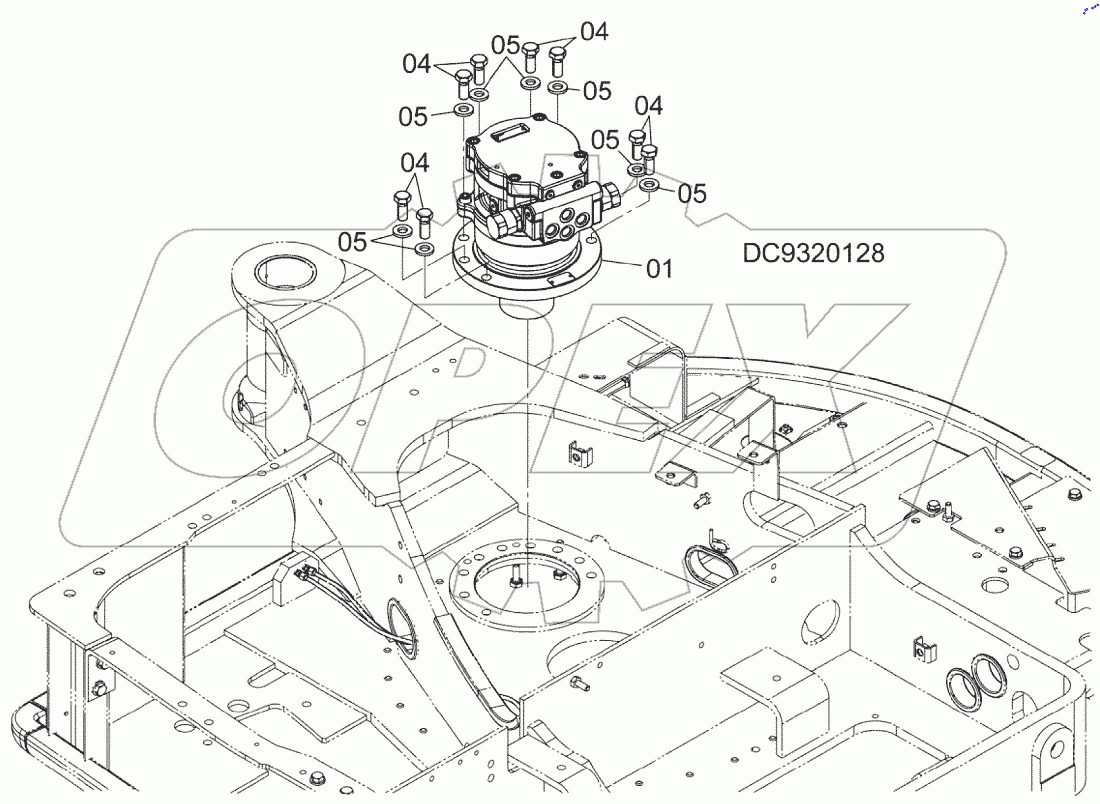  SWING DEVICE, S/N: 030002-