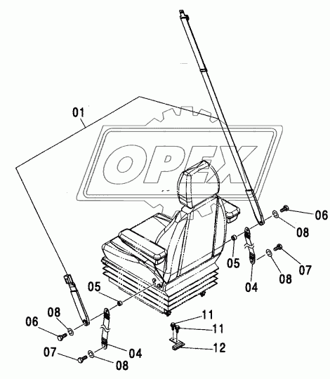 SEAT BELT (SUSPENSION SEAT)