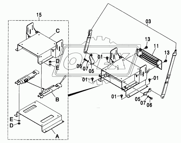 SEAT STAND (110,M)