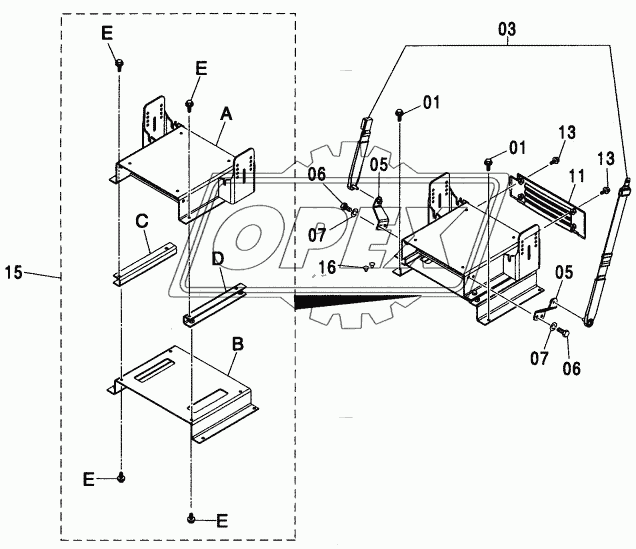 SEAT STAND (E)