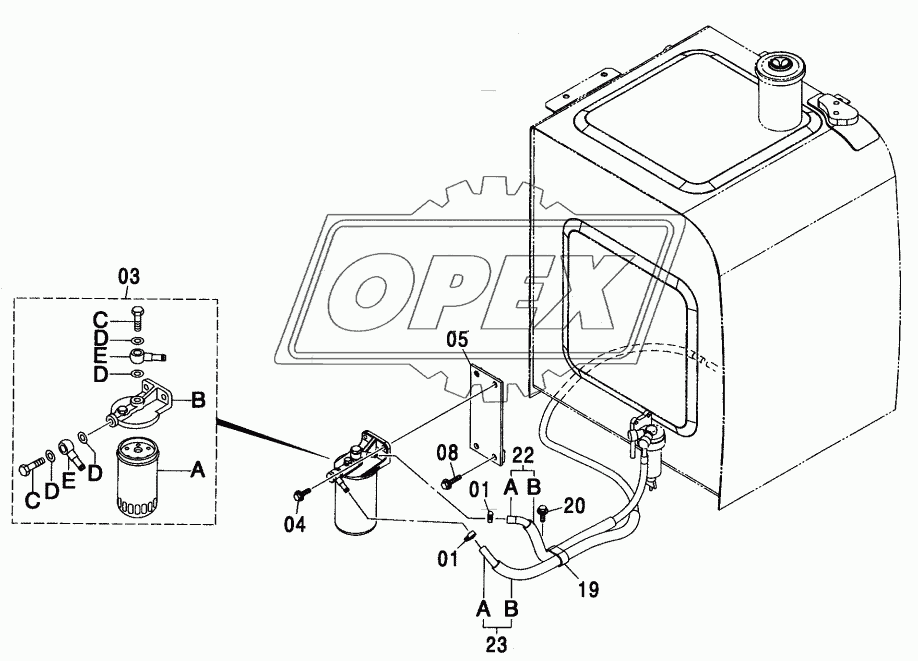 FUEL DOUBLE FILTER