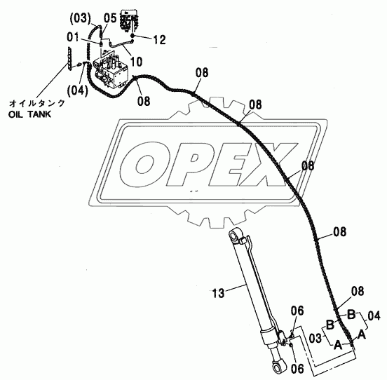 HOSE RUPTURE VALVE PIPING (ARM) 1