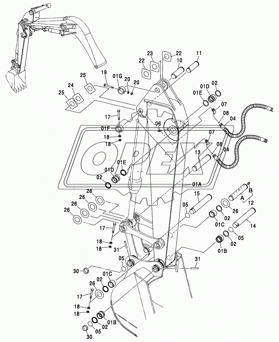 OFFSET ARM 1.95M