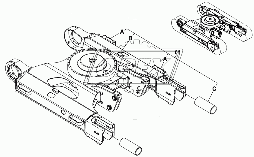 TRACK FRAME (BLADE)