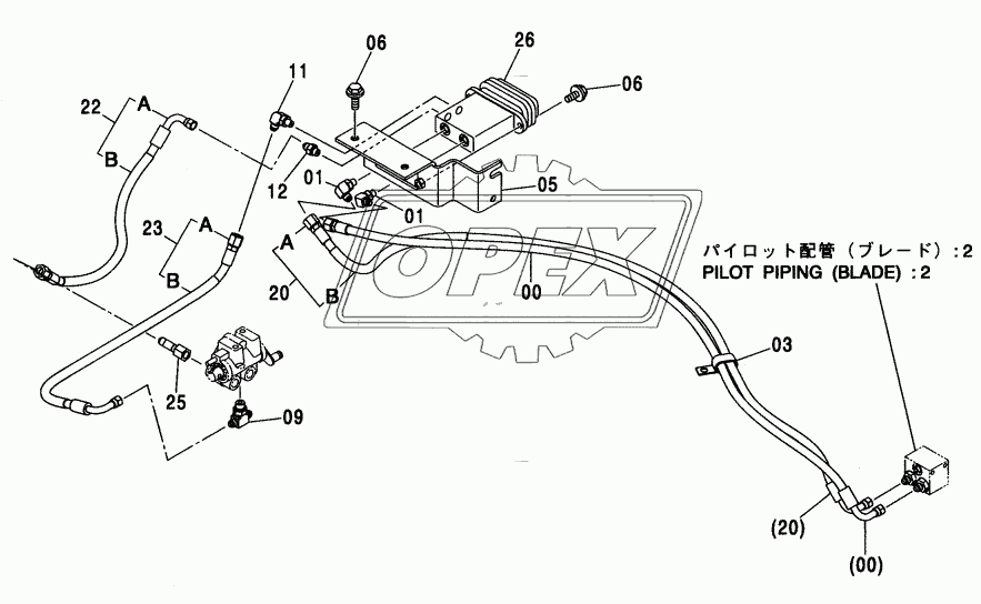 PILOT PIPING (BLADE) 1