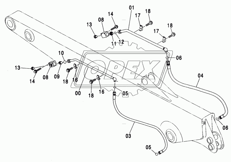 ARM PIPING (BREAKER & CRUSHER) (2.81M ARM)