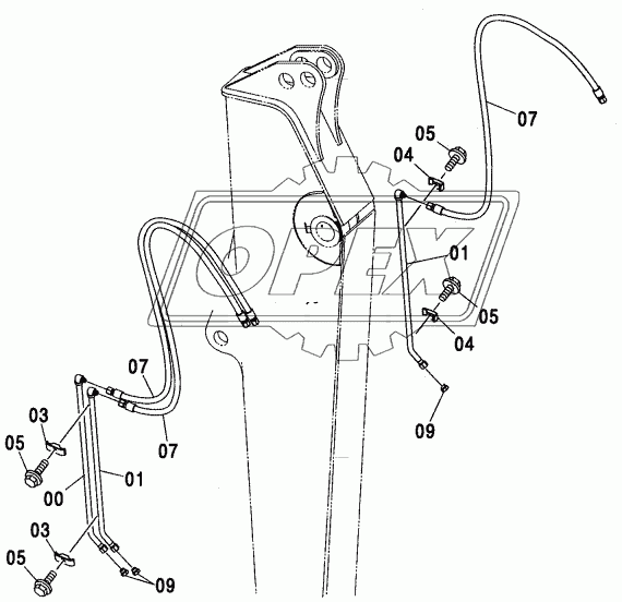 ASSIST PIPING (2.81M ARM)