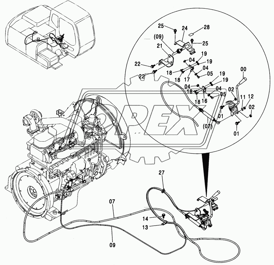 MANUAL ENGINE CONTROL