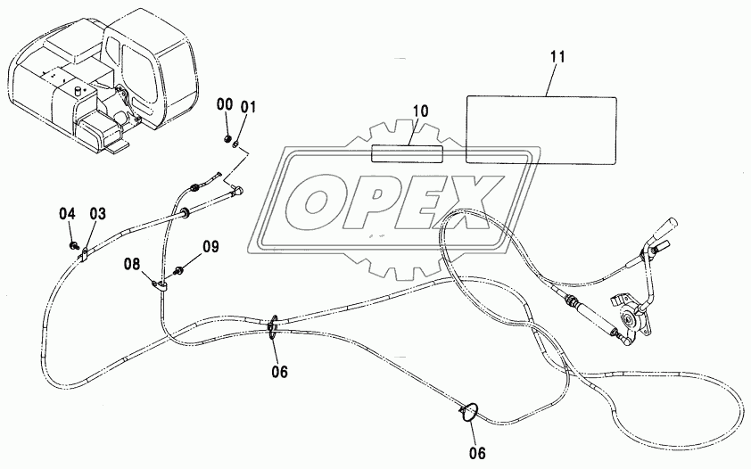 MANUAL ENGINE CONTROL PARTS