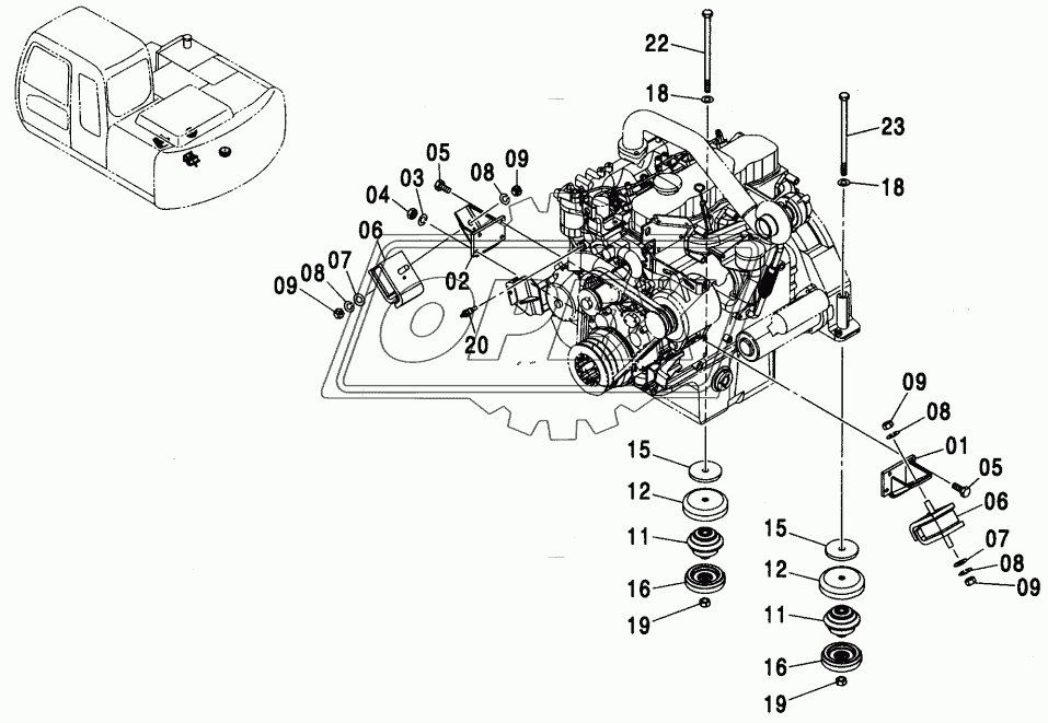 ENGINE SUPPORT