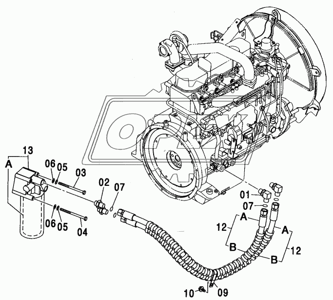 OIL FILTER PIPING