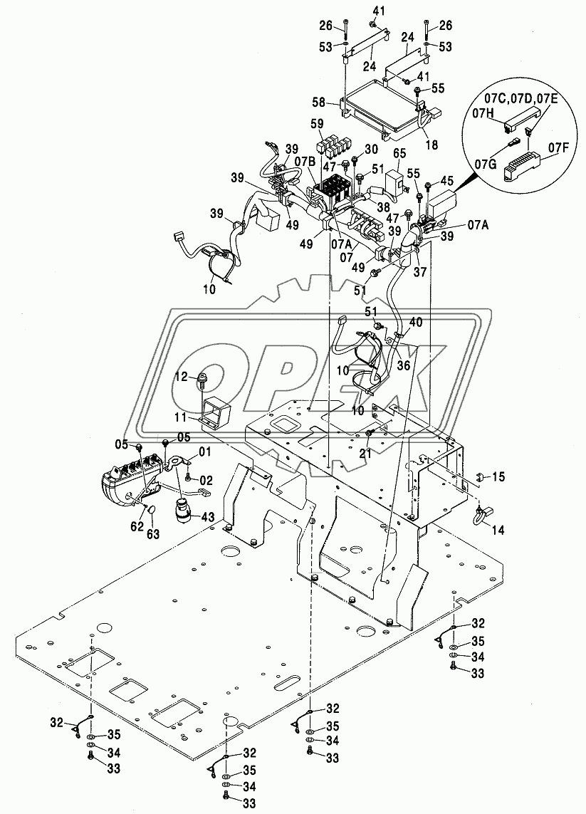 ELECTRIC PARTS (E) (AUTO. ENGINE CONTROL, 110,M)